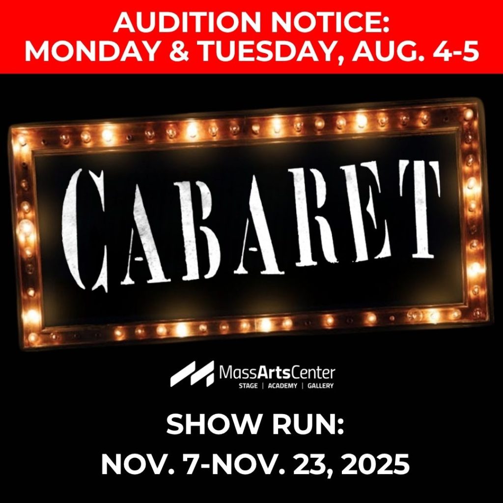 Cabaret audition notice graphic