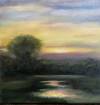 Summer Evening, Sherry Senecal, 9 x 9, Oil, $130.00