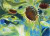 Margaret Munson, Sunflower Swan Song, 9 x 12, Pastel, $100.00