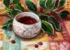 Teacup &amp; Berries, Tatiana Roulin, 9 x 11, Oil, $250.00
