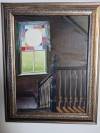 Pelton-Fuller House Window, John Higgins, Oil on Wood, 12 x 16, $185